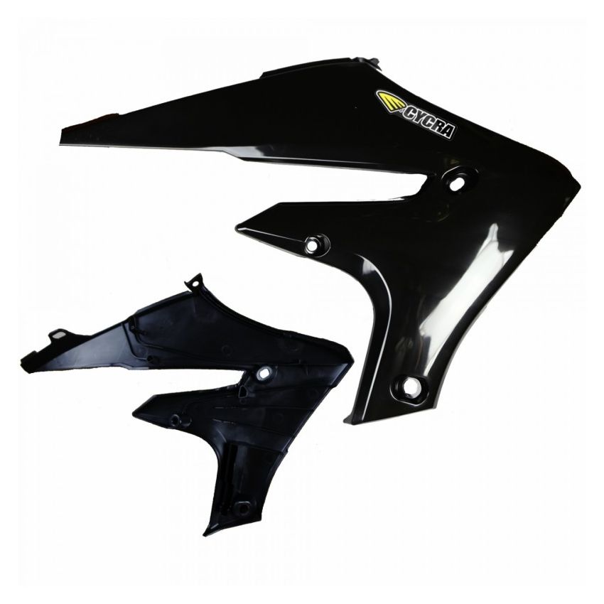 Cycra 1CYC-1784-12 20+ Yamaha WR250F Powerflow Radiator Shrouds - Black