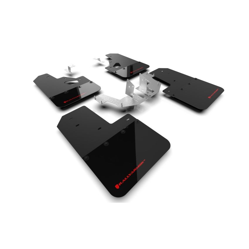 Rally Armor MF85-RR-PL-RD Black Mud Flap/Red Logo