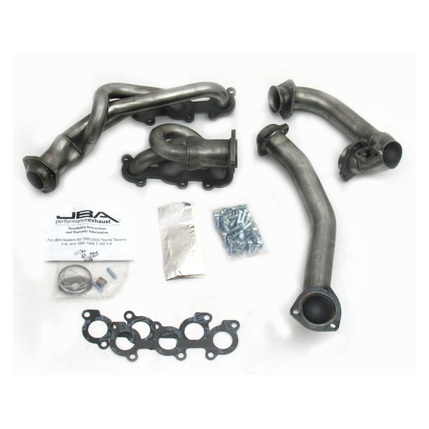 JBA 01-04 Toyota 3.4L V6 w/o EGR 1-1/2in Primary Raw 409SS Cat4Ward Header