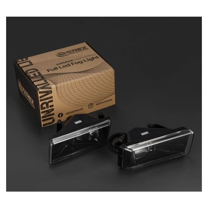 AlphaRex 210008 07-13 Chevrolet Silverado/04-17 Tahoe DoubleTap Dual Color LED Proj Fog Lights - Wt/Ambr