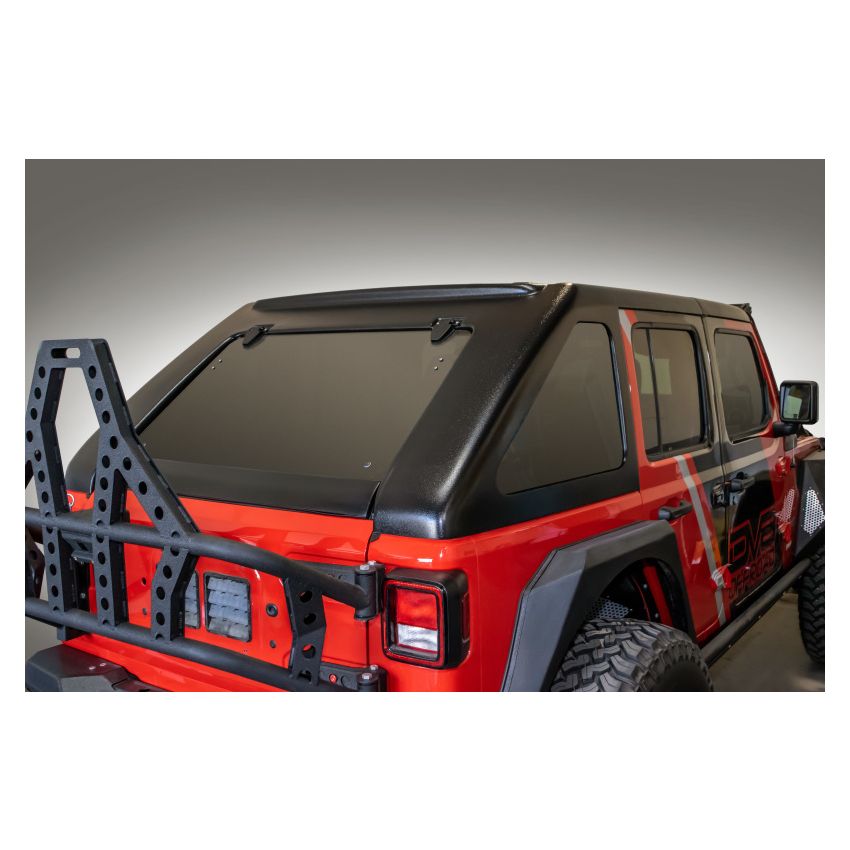 DV8 Offroad HTJL02-B 2018+ Jeep Wrangler JL Razor Series Fastback Hard Top