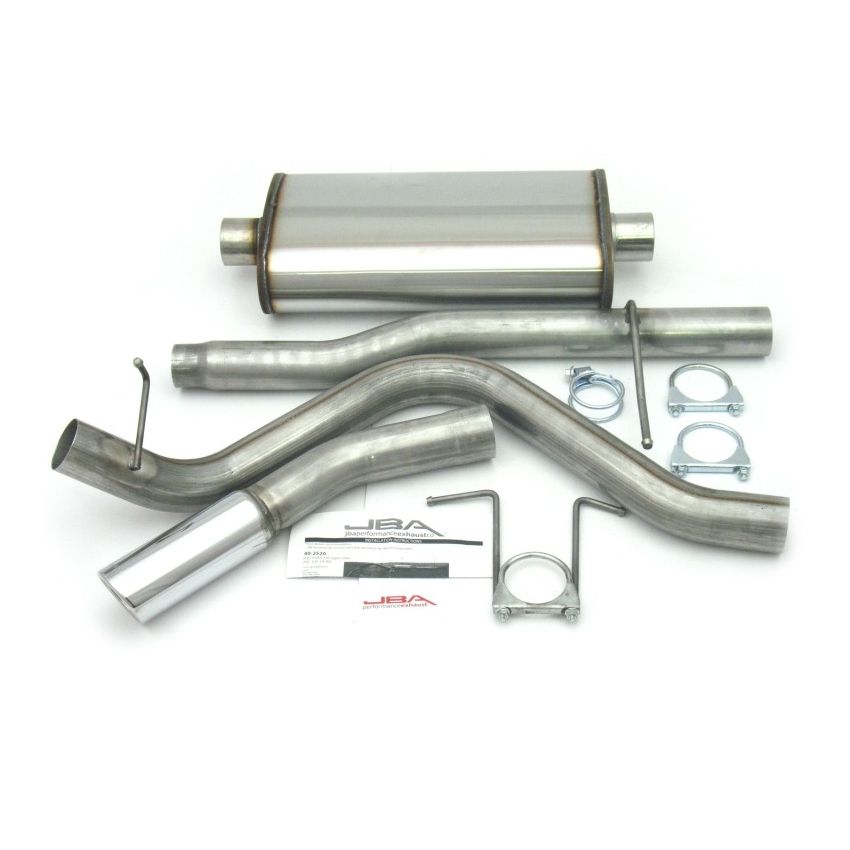 JBA 40-2520 01-03 Ford F-150 Super Crew 4.6L/5.4L 409SS Pass Side Single Exit Cat-Back Exhaust
