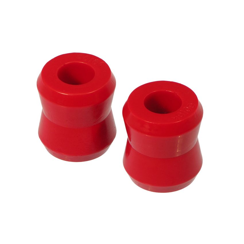 Prothane 19-905 Universal Shock Bushings - Large Hourglass - 11/16 ID - Red
