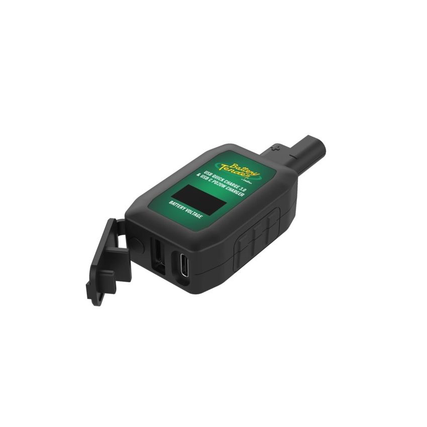 Battery Tender 081-0159 LCD Voltage Indicator w/USB Charging Adaptors