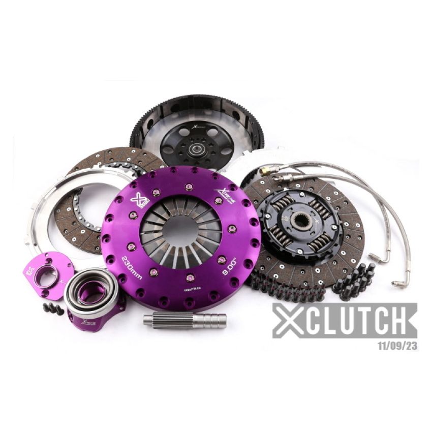 XCLUTCH XKPR23601-2A 91-92 Porsche 911 Turbo 3.3L 9in Twin Sprung Organic Clutch Kit