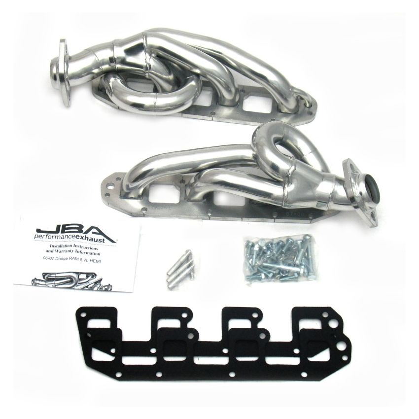JBA 03-08 Dodge RAM 5.7L HEMI 1-5/8in Primary Silver Ctd Cat4Ward Header