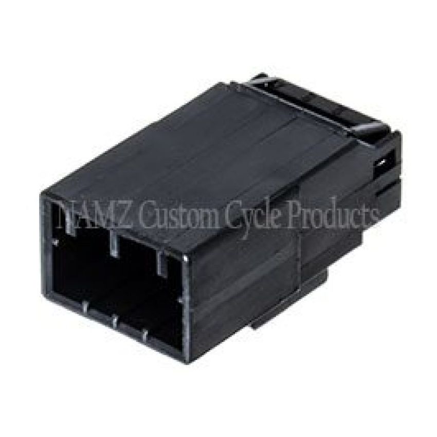 NAMZ NA-174929-2 AMP Multilock 4-Position Male Wire Cap Housing (HD 73104-96BK)