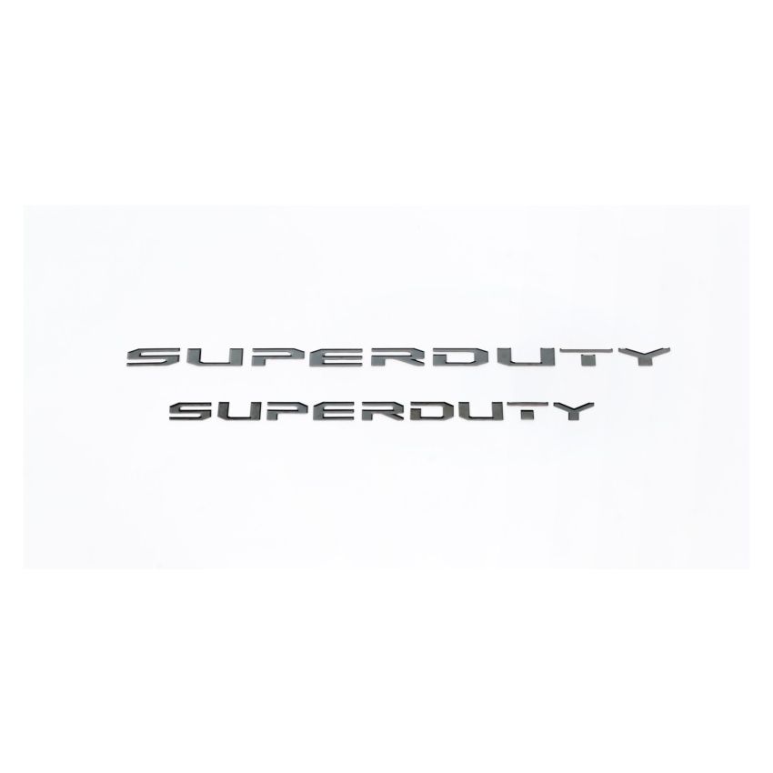 Putco 55553BPFD 17-20 Ford SUPERDUTY Letters (Stamped/Black Platinum) Hood/Front