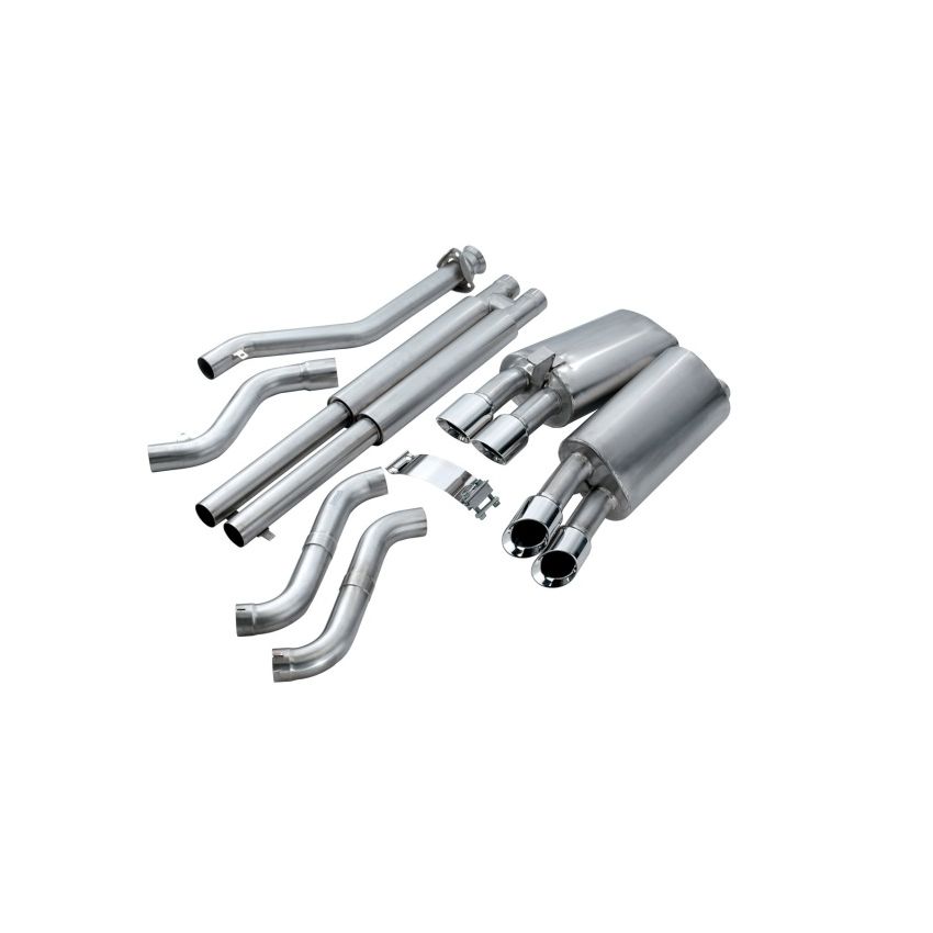 Corsa 92-95 Chevrolet Corvette C4 5.7L V8 LT1 Sport Cat-Back Exhaust w/ Twin 3.5in Polished Tips