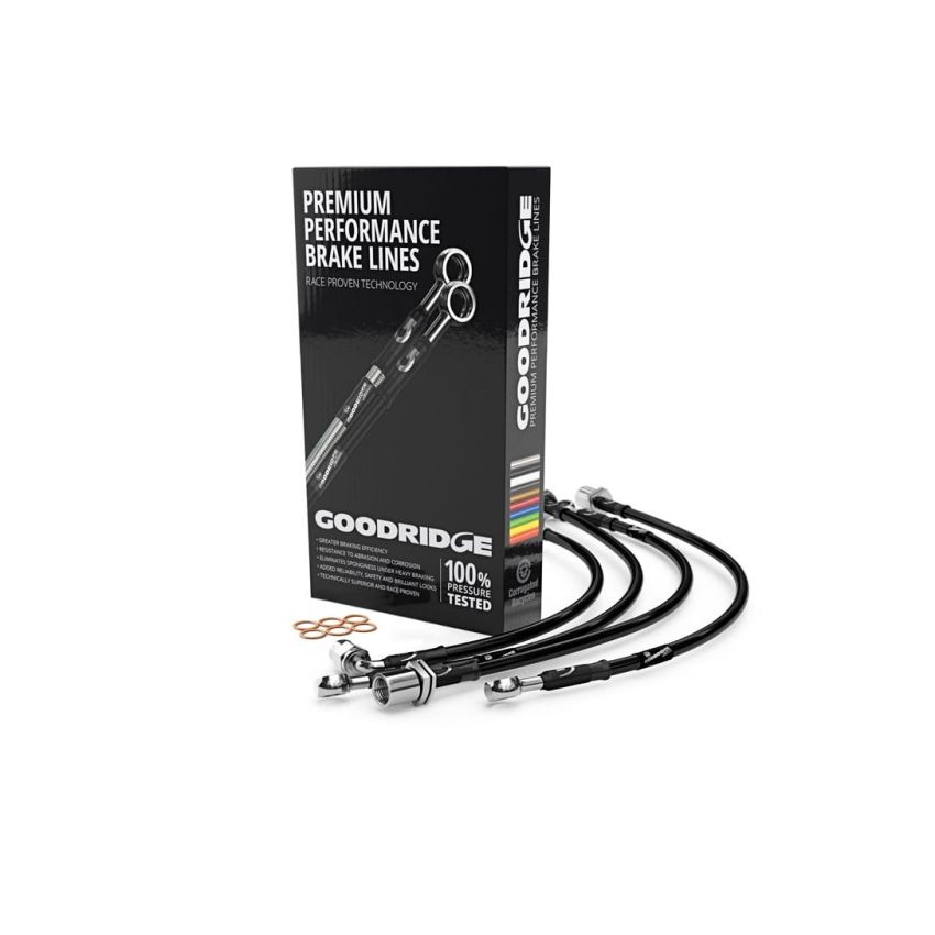 Goodridge 2016+ Ford Focus RS MK3 Phantom Stainless Steel Brake Lines