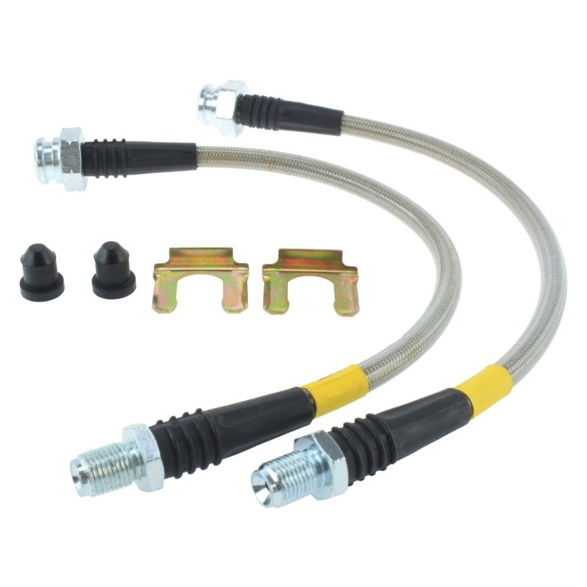 StopTech 89-98 Nissan 240SX (300ZX Upgrade) Rear Stainless Steel Brake Lines