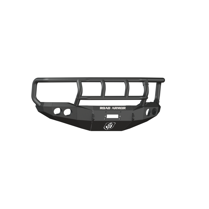 Road Armor 66002B 99-04 Ford F-250 Stealth Front Winch Bumper w/Titan II Wide Flare - Tex Blk