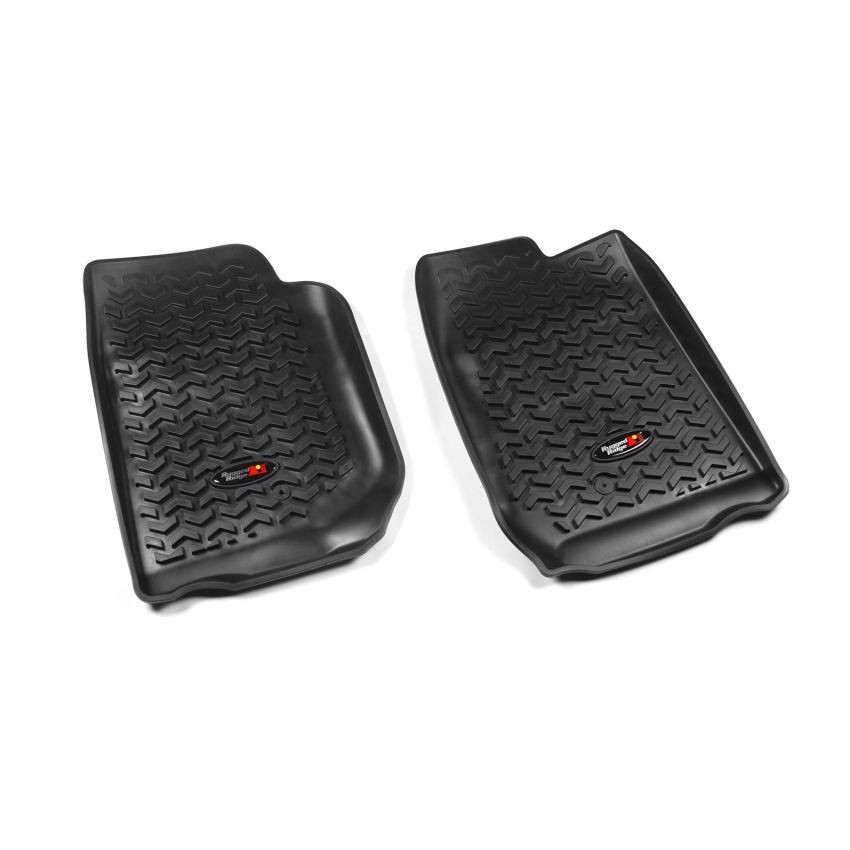 Floor Liners Front Black 07-13 Jeep Wrangler
