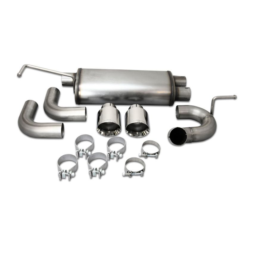 JBA 07-18 Jeep Wrangler JK 3.8L/3.6L 304SS Dual Rear Exit Axle Back Exhaust