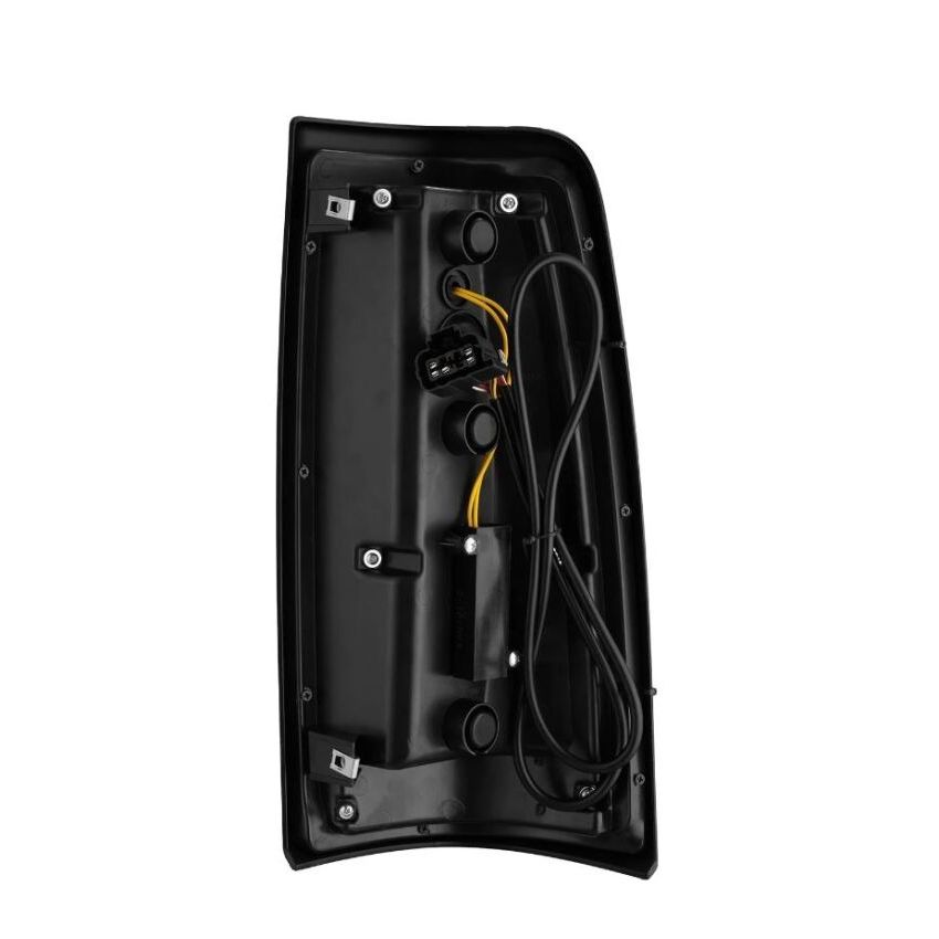 AlphaRex 620007 99-06 Chevrolet Silverado/99-06 GMC Sierra LUXX-Series LED Tail Lights - Black/Red