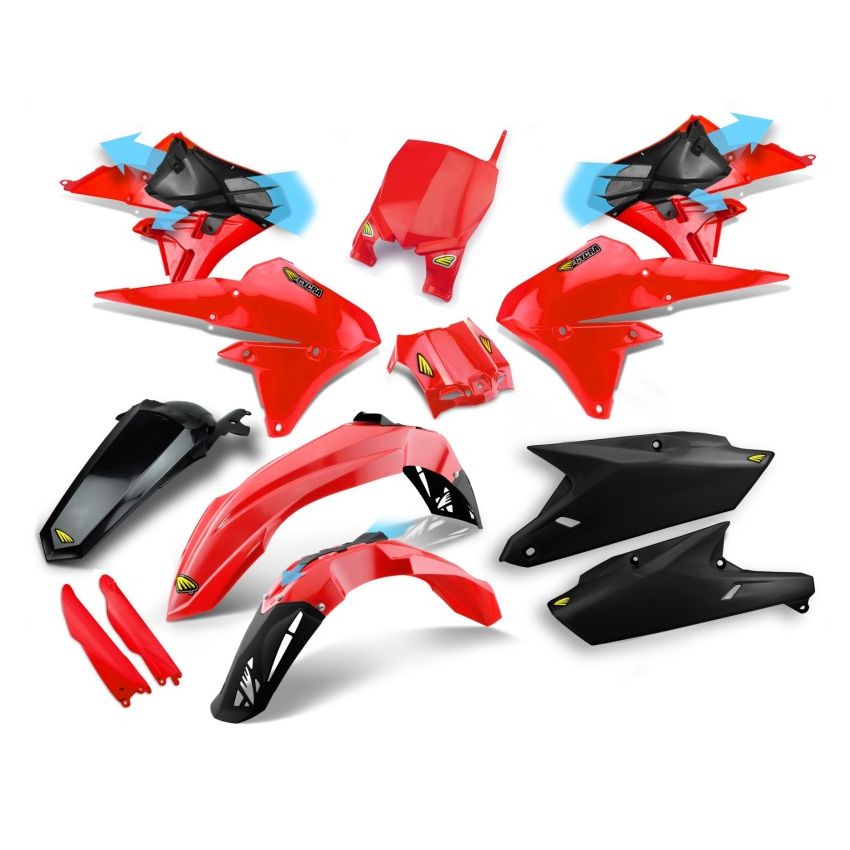 Cycra 14-18 Yamaha YZ250F-YZ450F Powerflow Full Body Kit Red