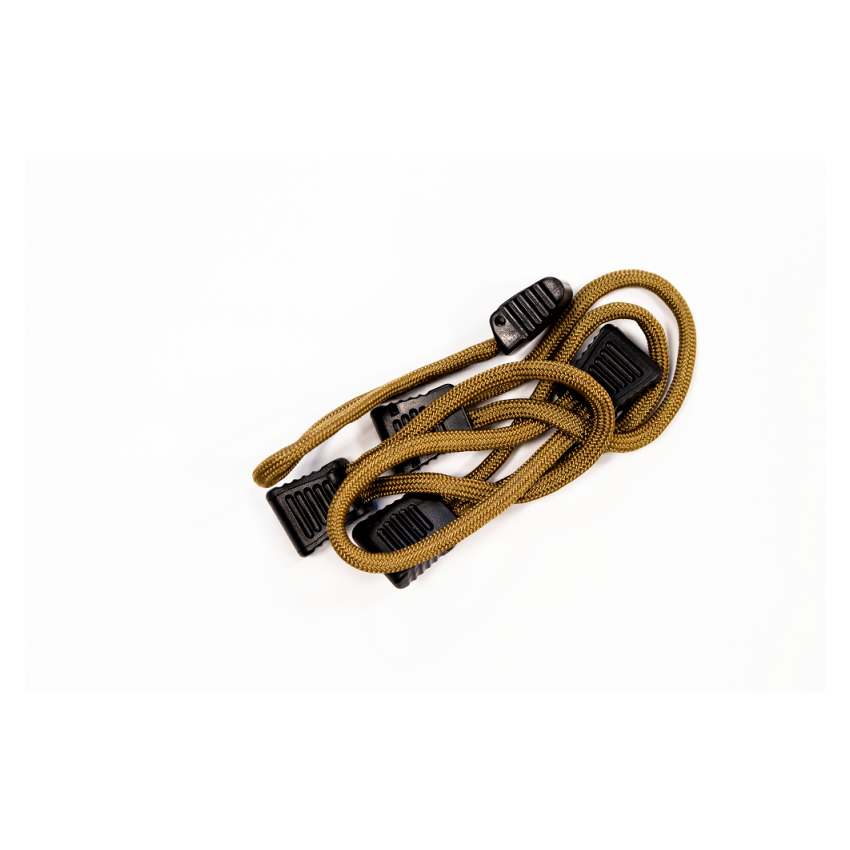 Fishbone Offroad Paracord Zipper Pulls 5 Pcs Coyote