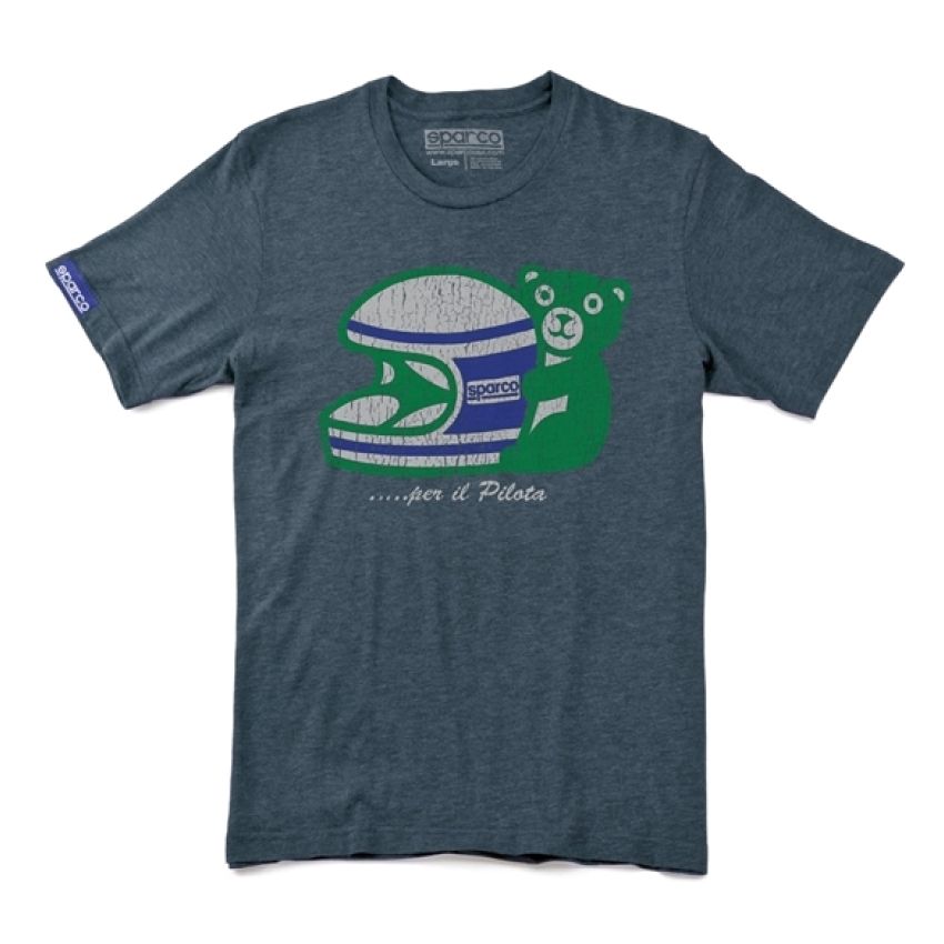 Sparco T-Shirt Pilota Indigo - Small