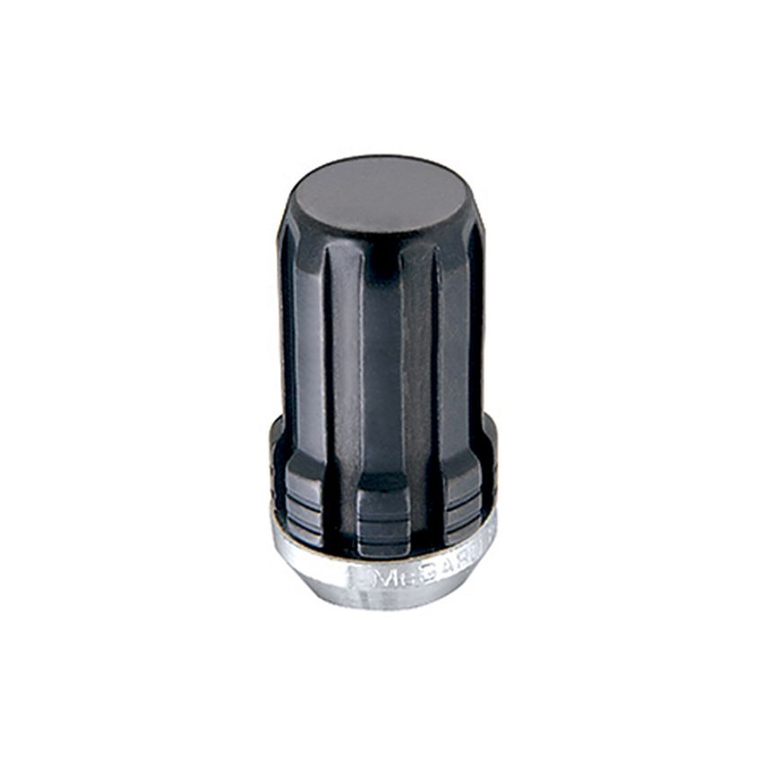 McGard SplineDrive Lug Nut (Cone Seat) 1/2-20 / 1.60in. Length (Box of 50) - Black (Req. Tool)
