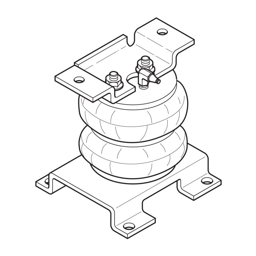Firestone 2410 Ride-Rite Air Helper Spring Kit Rear 05-18 Toyota Tacoma (2WD Only) (W217602410)