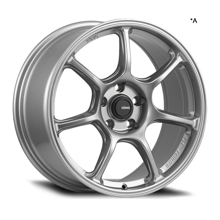 Konig UG8851038T Ultragram 18x8.5 5x100 ET38 Titanium Metallic Knurled Bead