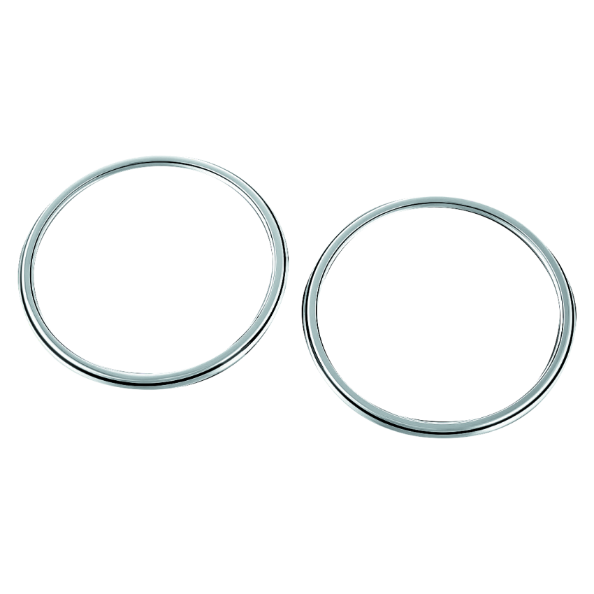 Kuryakyn 7377 Corona Speaker Grills Chrome