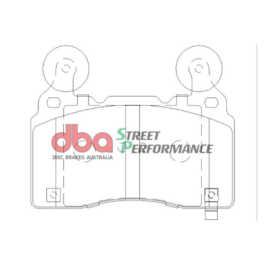 DBA 16-21 Tesla S SP Performance Front Brake Pads
