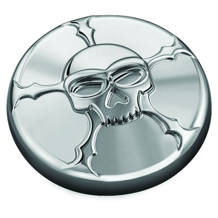 Kuryakyn 7358 Zombie Gas Cap Vented Chrome