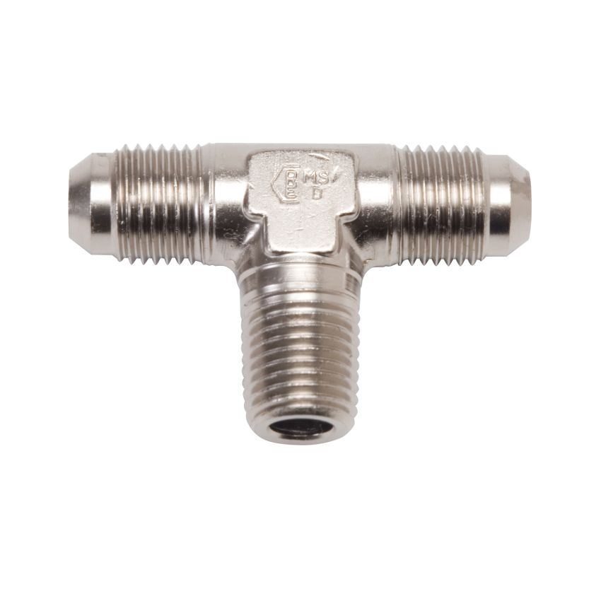 Russell 661061 Performance -3 AN to 1/8in NPT Flare to Pipe Tee Fitting