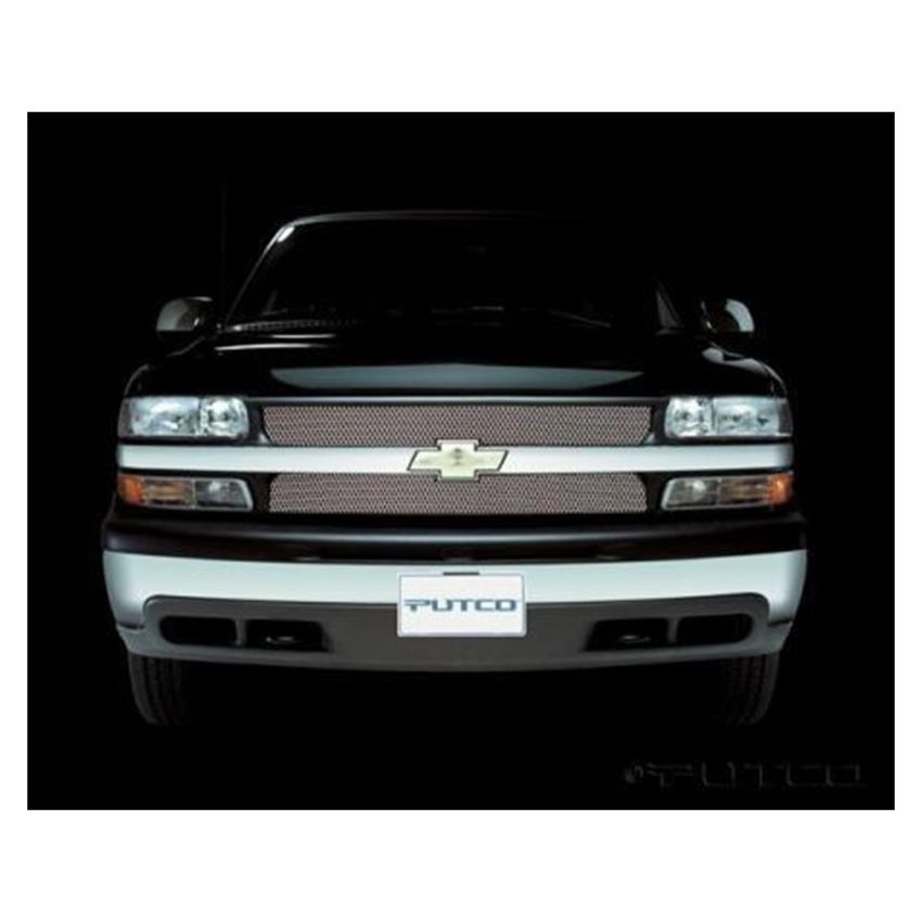 Putco 99141 04-08 Ford F-150 Bar Grille (6-pcs) (Excl Heritage) - Bolt on Liquid Mesh Grilles