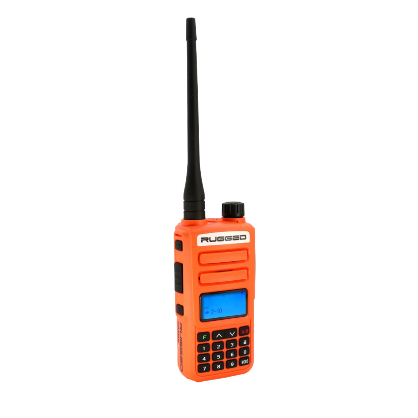 Rugged Radios GMR2-PLUS-ORN Rugged GMR2 PLUS - GMRS / FRS Two Way Handheld Radio Safety Orange