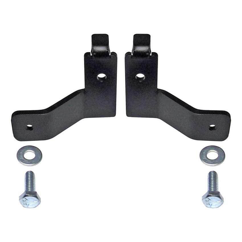 RockJock JK Brake Line Relocation Bracket Kit Front