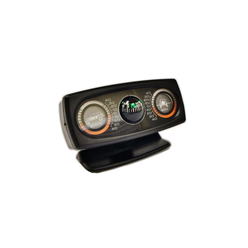 Rampage 1999-2019 Universal Clinometer With Compass - Black