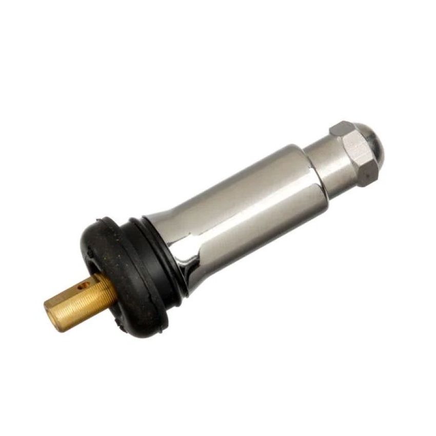 SCHRADER VALVES 22005 Chrome Sleeve and Cap for Rubber Snap-in Valve - 50 Pk