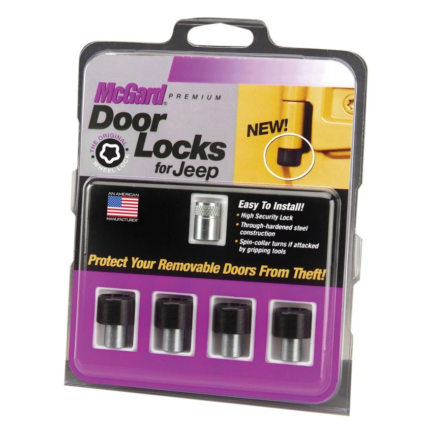 McGard 07-17 Jeep Wangler JK / Unlimited JK 4-Door Lock Set - (4 Locks)