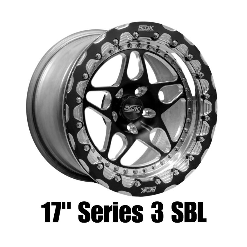 Belak Wheels 17096135S36BS-NBL Belak 17x9.5 / 6.25in BS / 6x135mm BP / High Pad / Series 3 - Non-Beadlock Wheel