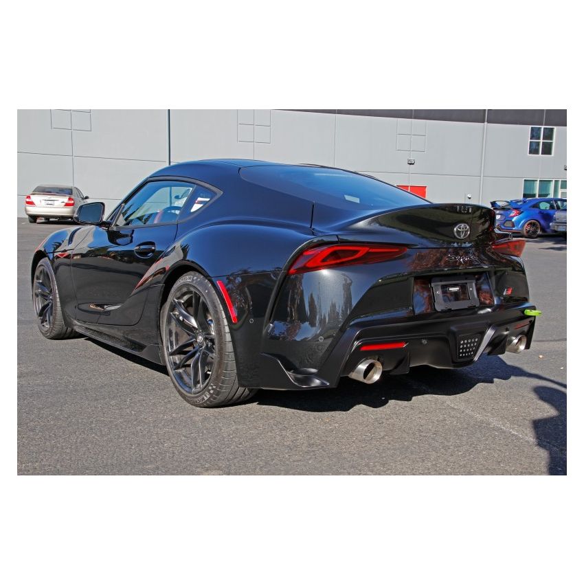 Perrin 2020 Toyota Supra Tow Hook Kit (Rear) - Neon Yellow