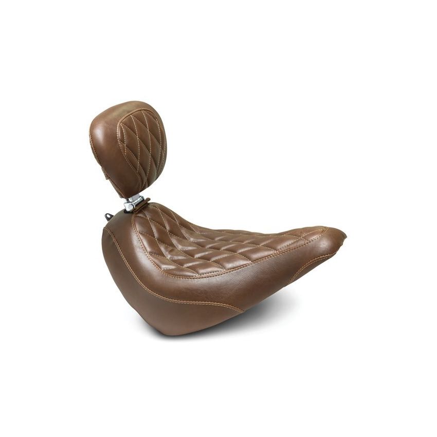 Mustang Motorcycle 83031 Solo with Driver Backrest Diamond