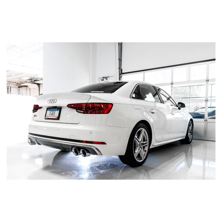 AWE Tuning 3020-43064 Audi B9 S5 Sportback Touring Edition Exhaust - Non-Resonated (Black 102mm Tips)