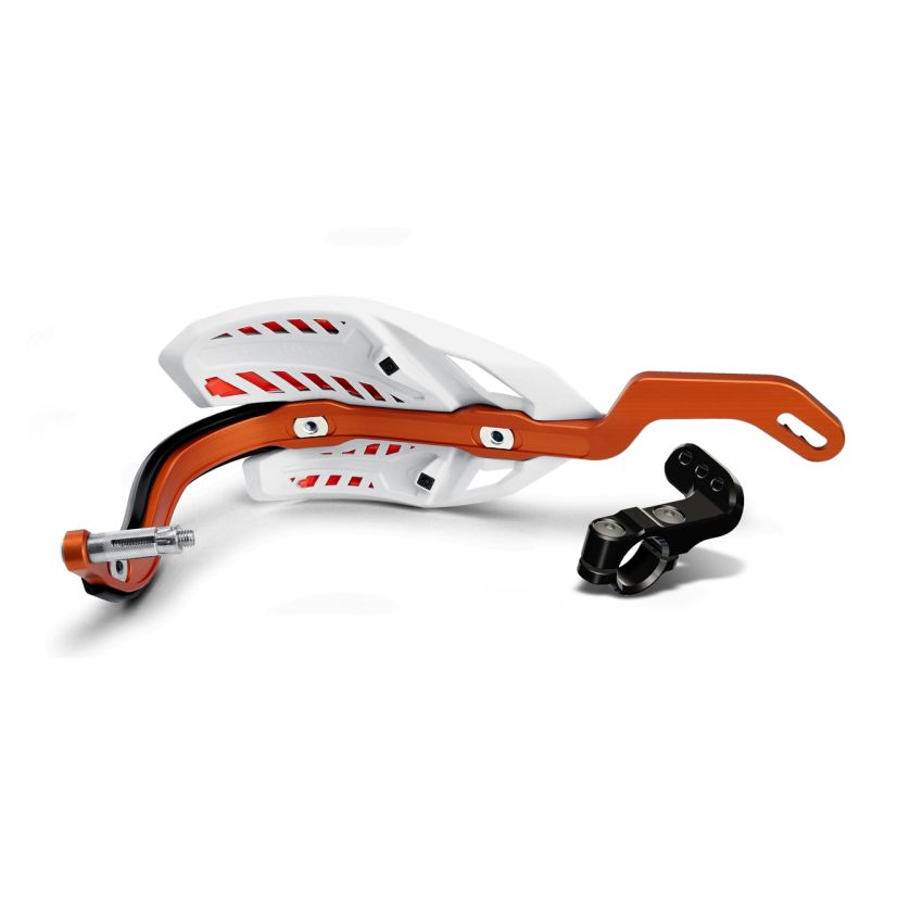 Cycra CRM Ultra 1-1/8 in. Clamp w/White Shield/Orange Cover