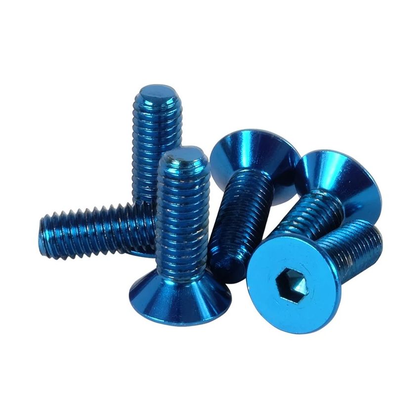 NRG Steering Wheel Screw Upgrade Kit (Conical) - Blue