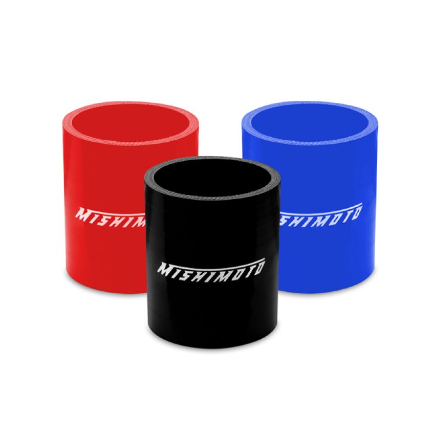 Mishimoto 2.25 Inch Black Straight Coupler