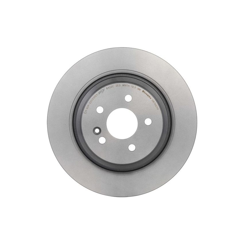 Brembo KT00560 Brembo ceramic brake pad and UV coated solid  brake disc kit