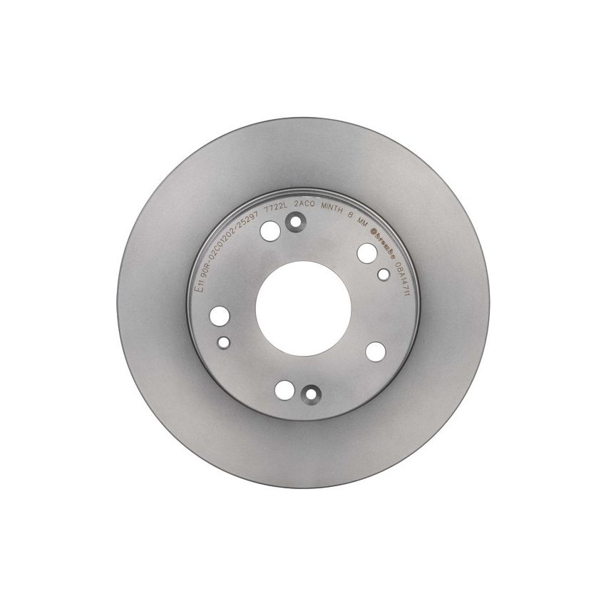 Brembo 08.A147.11 Brembo UV Coated Solid Brake Rotor