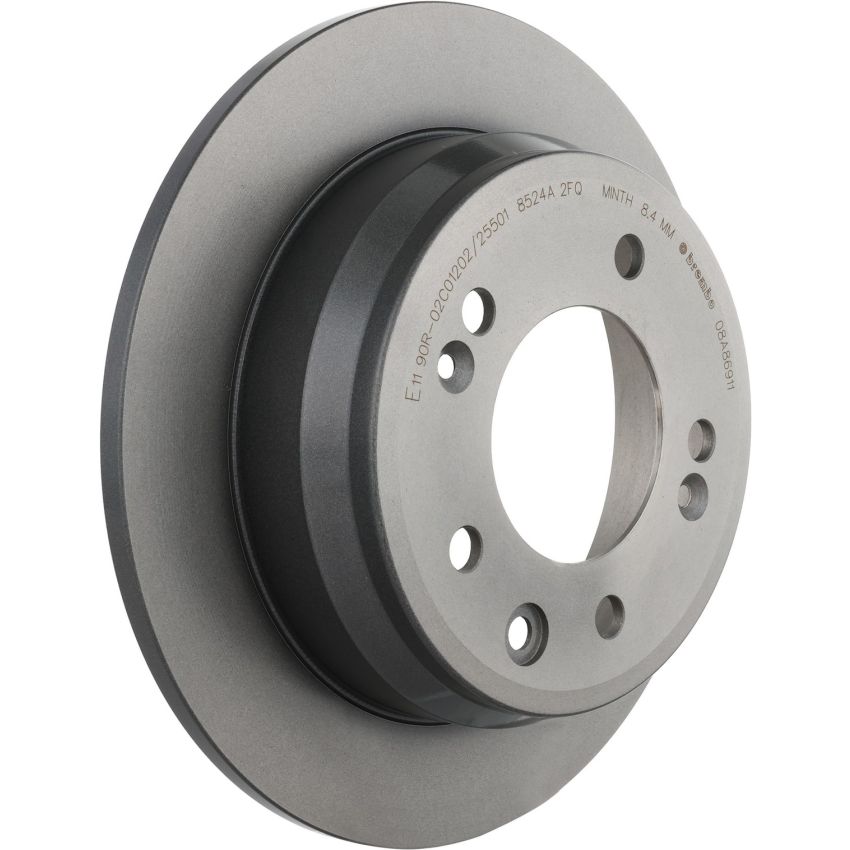 Brembo 08.A869.11 Brembo UV Coated Solid Brake Rotor