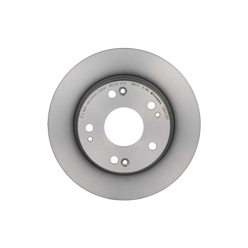 Brembo 08.B439.11 Brembo UV Coated Solid Brake Rotor