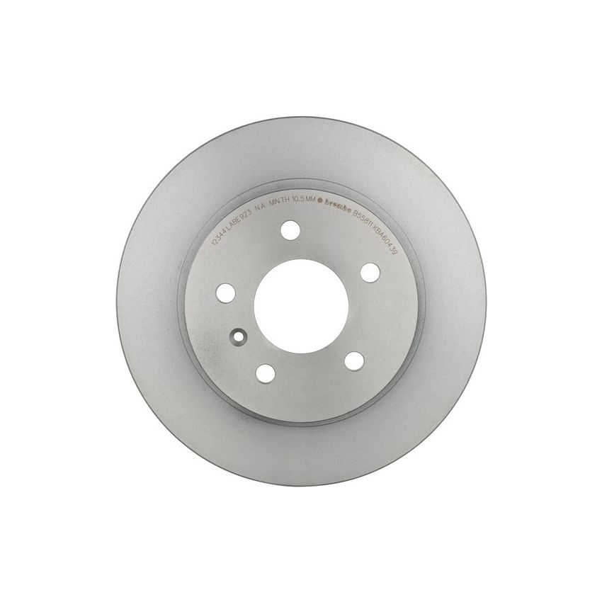 Brembo KT00930 Brembo ceramic brake pad and UV coated solid  brake disc kit