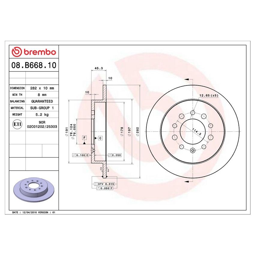 Brembo 08.B668.10