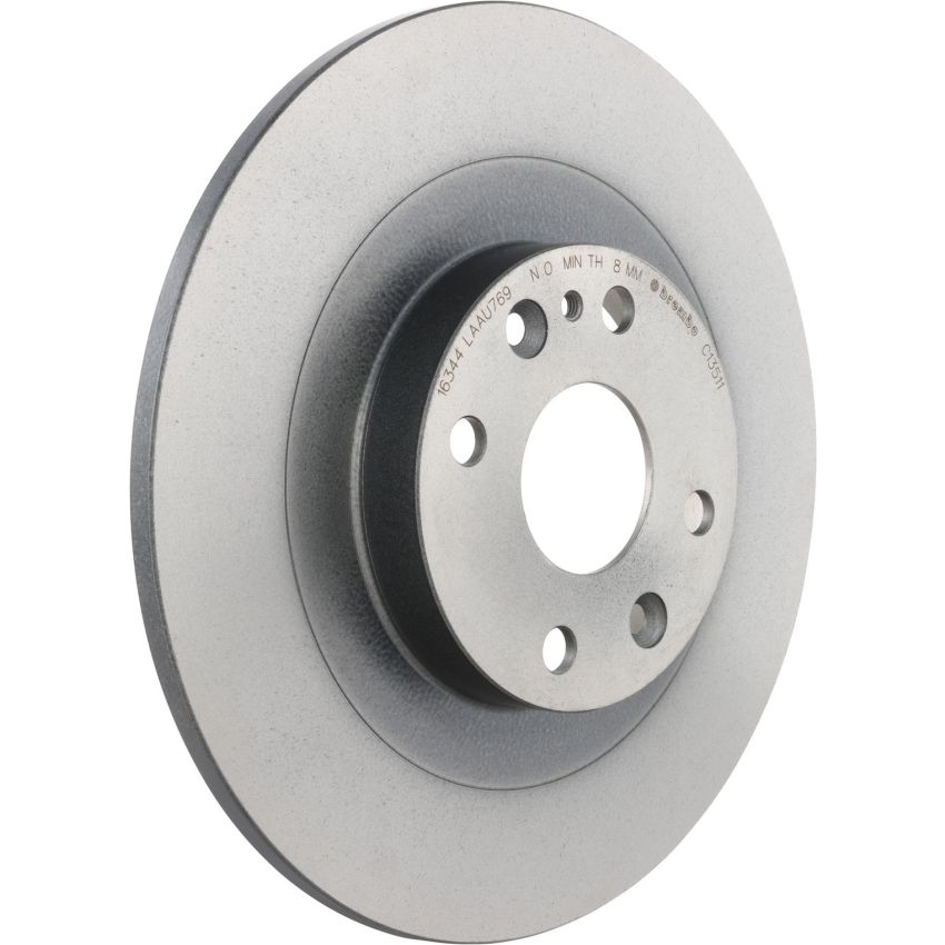 Brembo 08.C135.11 Brembo UV Coated Solid Brake Rotor