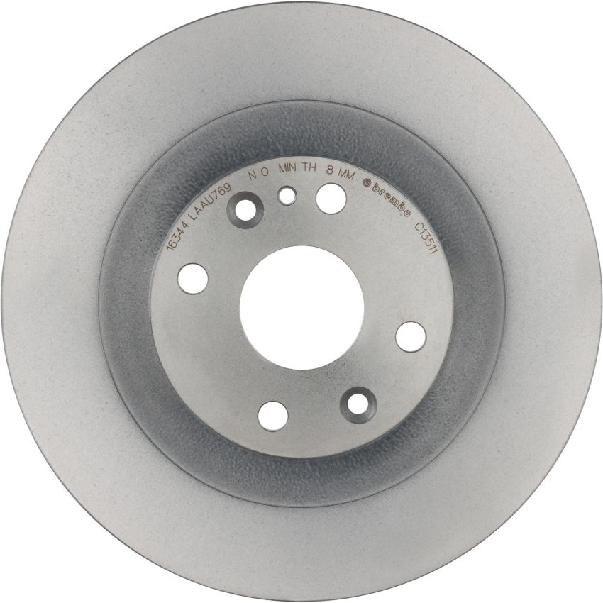 Brembo 08.C135.11 Brembo UV Coated Solid Brake Rotor